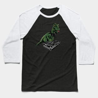 Poor T-Rex DJ Baseball T-Shirt